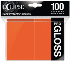 Ultra Pro - Standard Deck Protectors: Eclipse Pro-Gloss Pumpkin Orange 100 ct